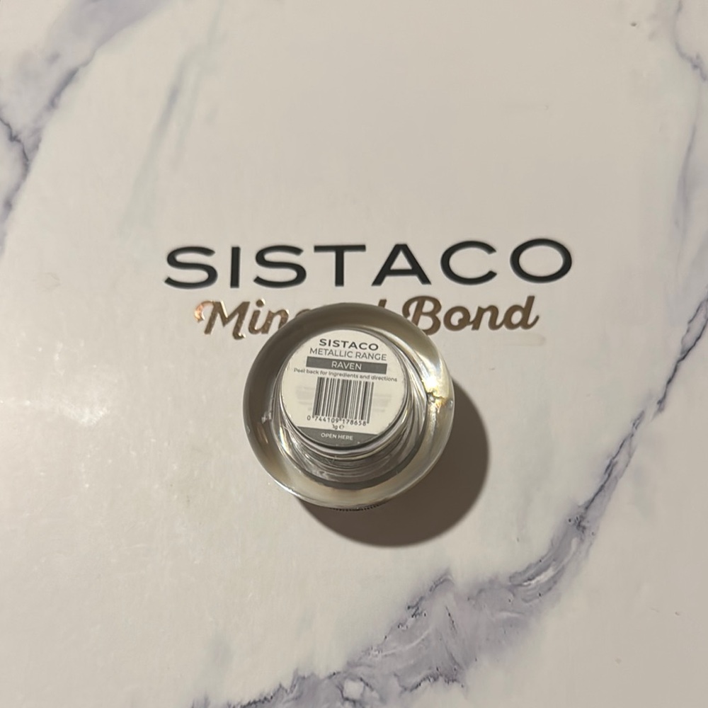 Sistaco Metallic Raven Nail Powder